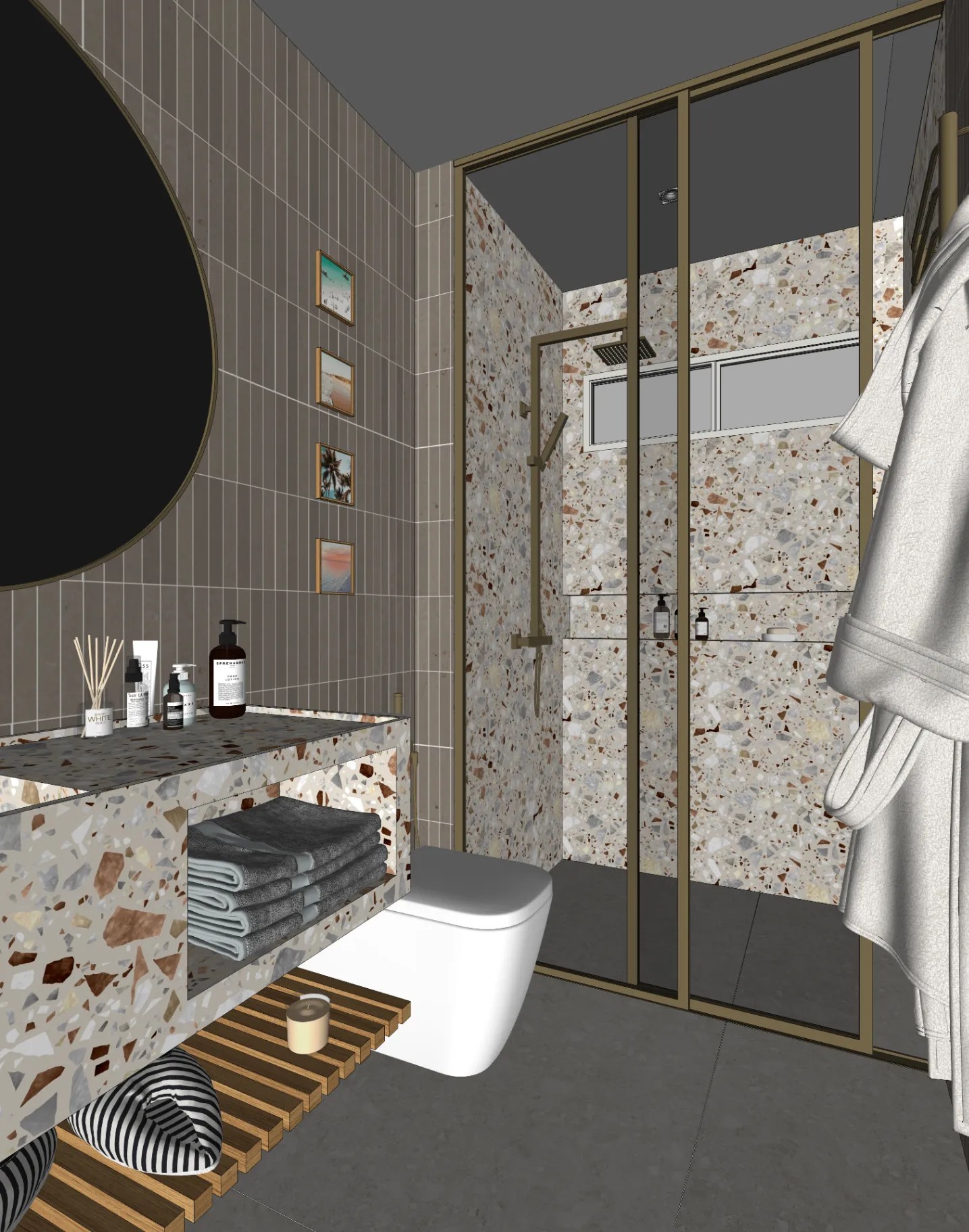 Modelo 3D interior